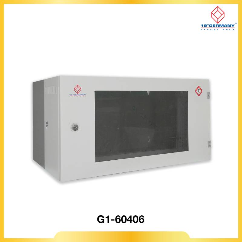 19” GERMAN WALL RACK 6U, ลึก 40 cm.  60 x 40 x 32.0