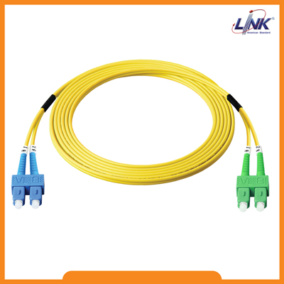 LC - LC Patch cord OS2, Duplex, UPC-UPC Jacket 3mm.