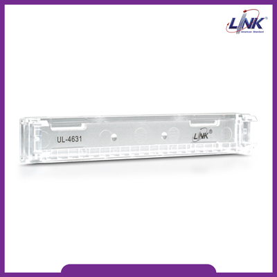 HINGED LABEL HOLDER (Mount on Module) (ป้ายชื่อพลาสติก เปิด-ปิดได้ ใช้ใส่บอกชื่อคู่สาย)