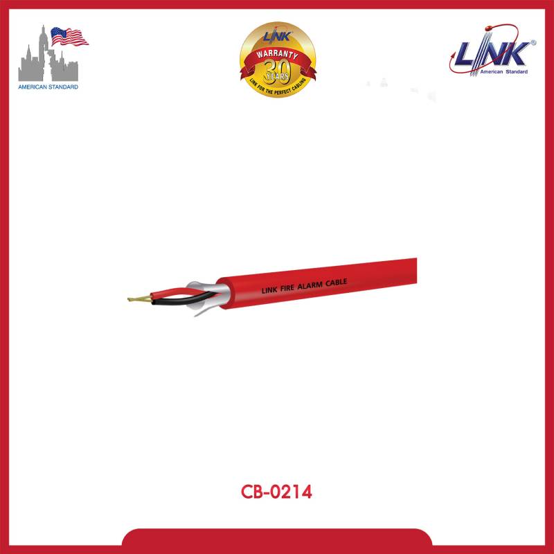 FIRE ALARM, SHIELD 2x14 AWG, 1 PAIR, FPL  500 M/ Roll