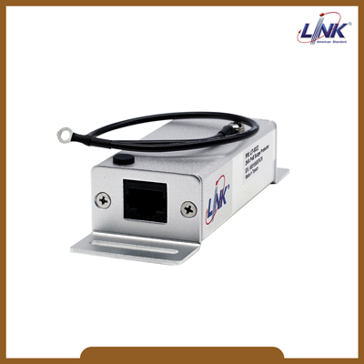 CCTV PoE SURGE PROTECTOR w/Short Circuit 2 KA ป้องกันได้ระดับ 2