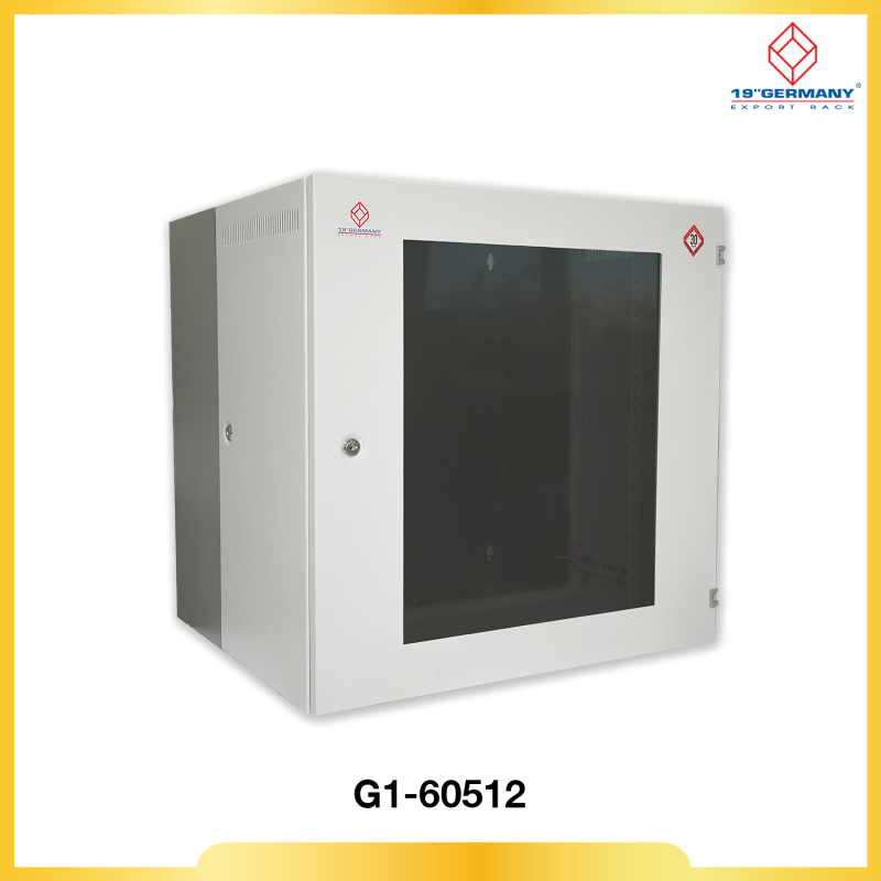 19” GERMAN WALL RACK 12U, ลึก 50 cm.  60 x 50 x 59.0