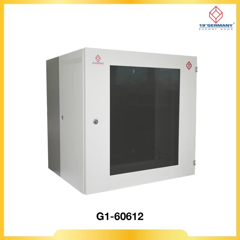 19” GERMAN WALL RACK 12U, ลึก 60 cm.  60 x 60 x 59.0