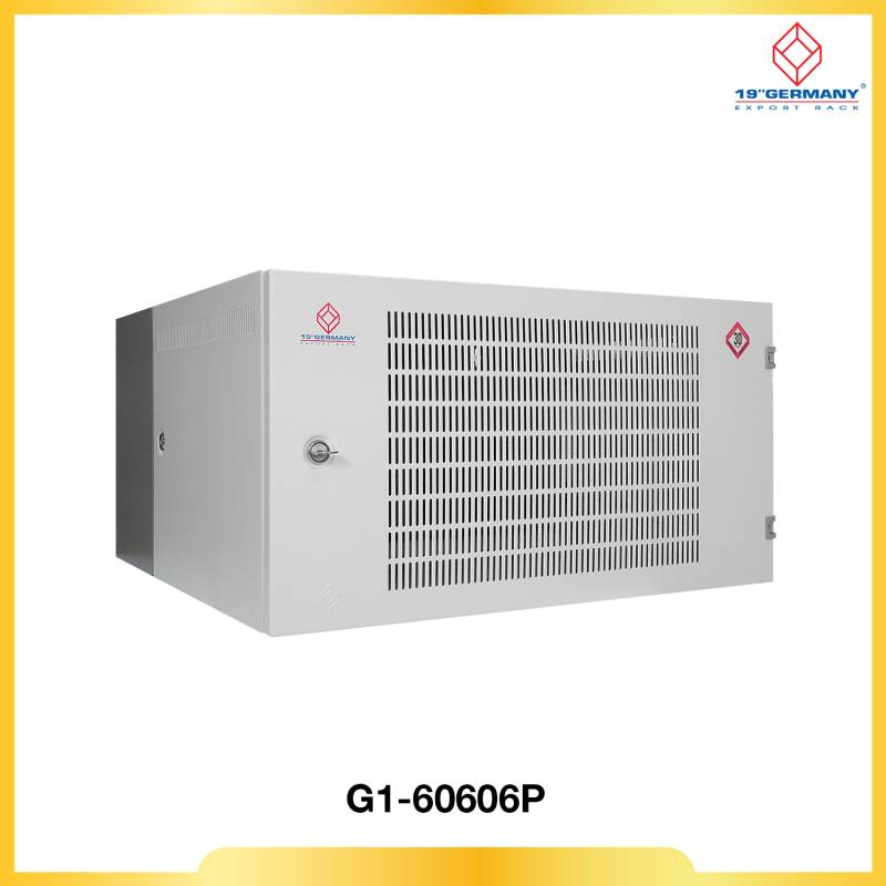 19” GERMAN PERFORATED WALL RACK 6U, ลึก 60 cm.  60 x 60 x 32.0
