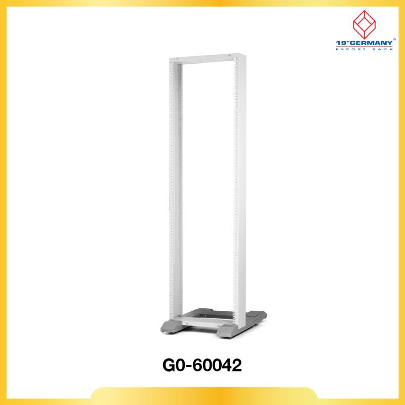 19” GERMAN OPEN RACK 42U galvanize steel  H = 198.5 cm.(appox)