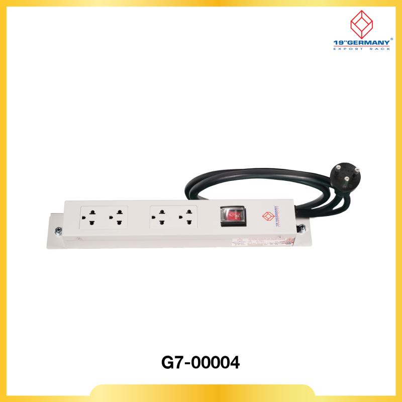 AC POWER DISTRIBUTION 4 TIS Outlet w/Cable 1.8 Mw. /, SW Cover (รางไฟ 4 Outlet)