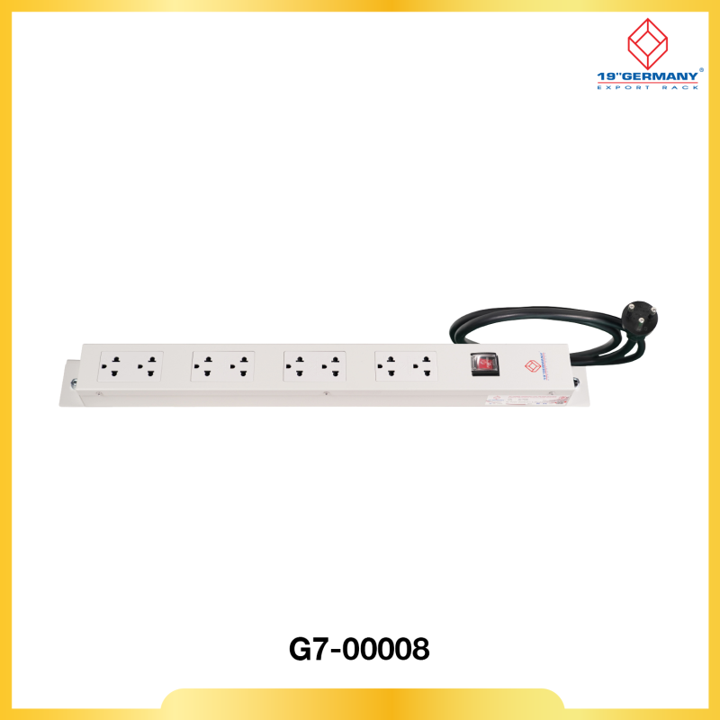 AC POWER DISTRIBUTION 8 TIS Outlet w/Cable 3 M w. / ,SW Cover (รางไฟ 8 Outlet)