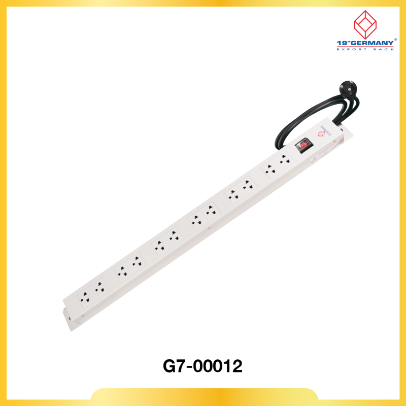 AC POWER DISTRIBUTION 12 TIS Outlet w/Cable 3 M.w / , SW Cover (รางไฟ 12 Outlet)