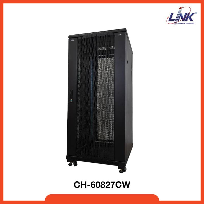 LINK 19” CURVE-WAVE RACK 42U, (60 x 60 cm.)  60 x 60 x 207