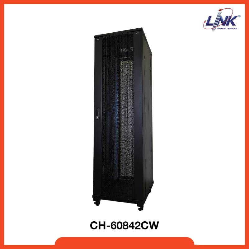 LINK 19” CURVE-WAVE RACK 15U, (60 x 80 cm.)  60 x 80 x 88