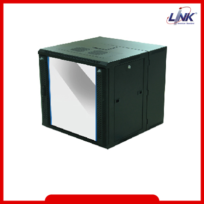 LINK 19” GLASS WALL RACK 12U, ลึก 50 cm., 2 ตอน  60 x 50 x 64.0